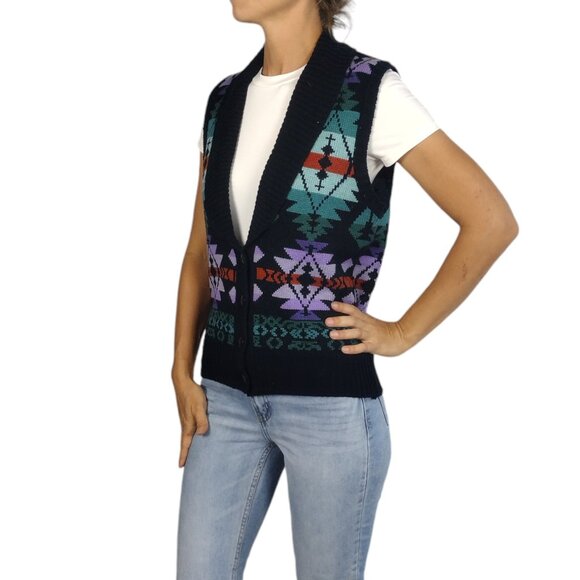 Vintage MC II Southwest Sweater Vest - Picture 6 of 10